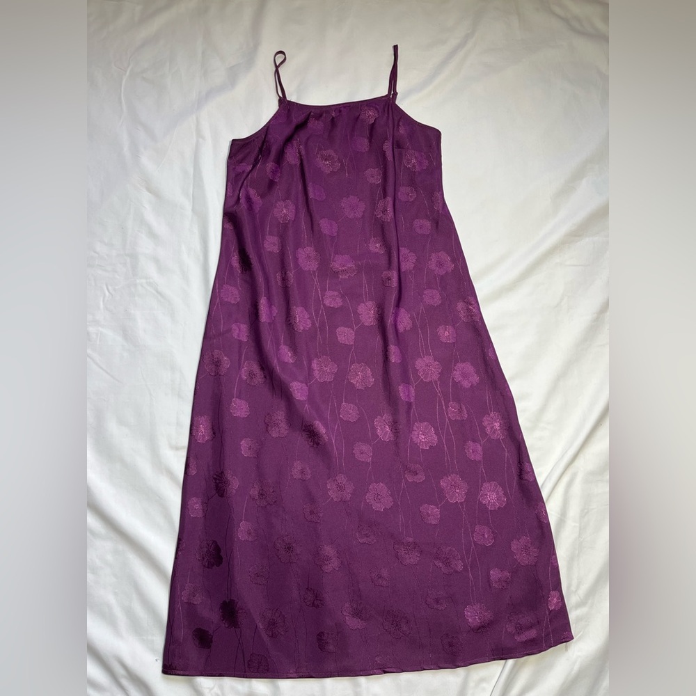 A New Day Purple Spaghetti Strap Maxi Sundress